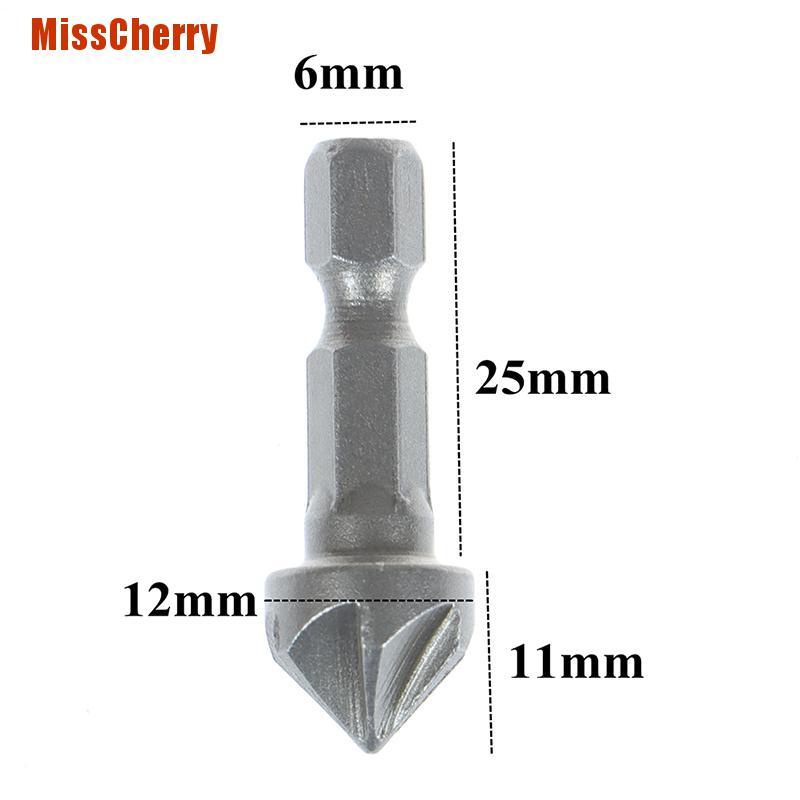 Mũi khoan 6 rãnh hình lục giác chuyên dụng cho chế tạo gỗ