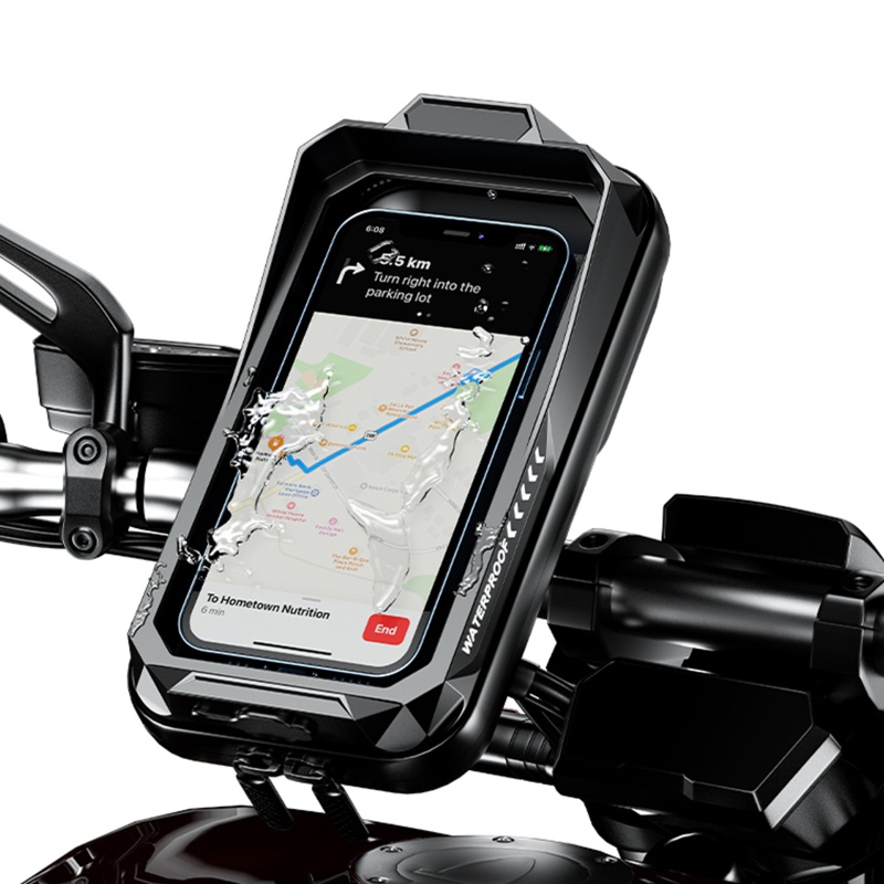 Túi Đựng Điện Thoại Gắn Tay Lái Xe Đạp Kèm Ngăn Đựng Màn Hình Cảm Ứng Siêu Bền Chống Thấm Nước Cho 4 7-7 2