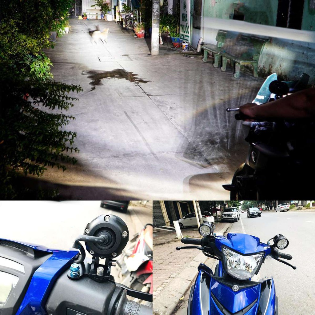 Đèn Trợ Sáng L9X Cree 9 bóng led Cực Sáng Chống Nước  Bảo Hành 6 Tháng!