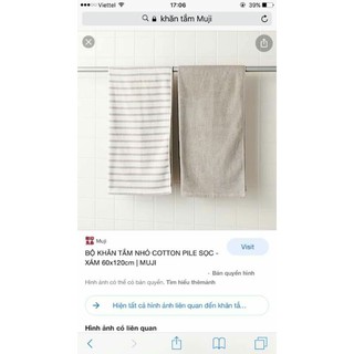Khăn tắm Muji xuất Nhật
