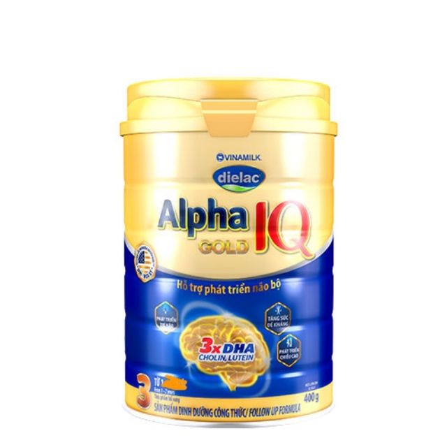 Sữa bột Alpha gold IQ 3 900g mẫu mới nhất