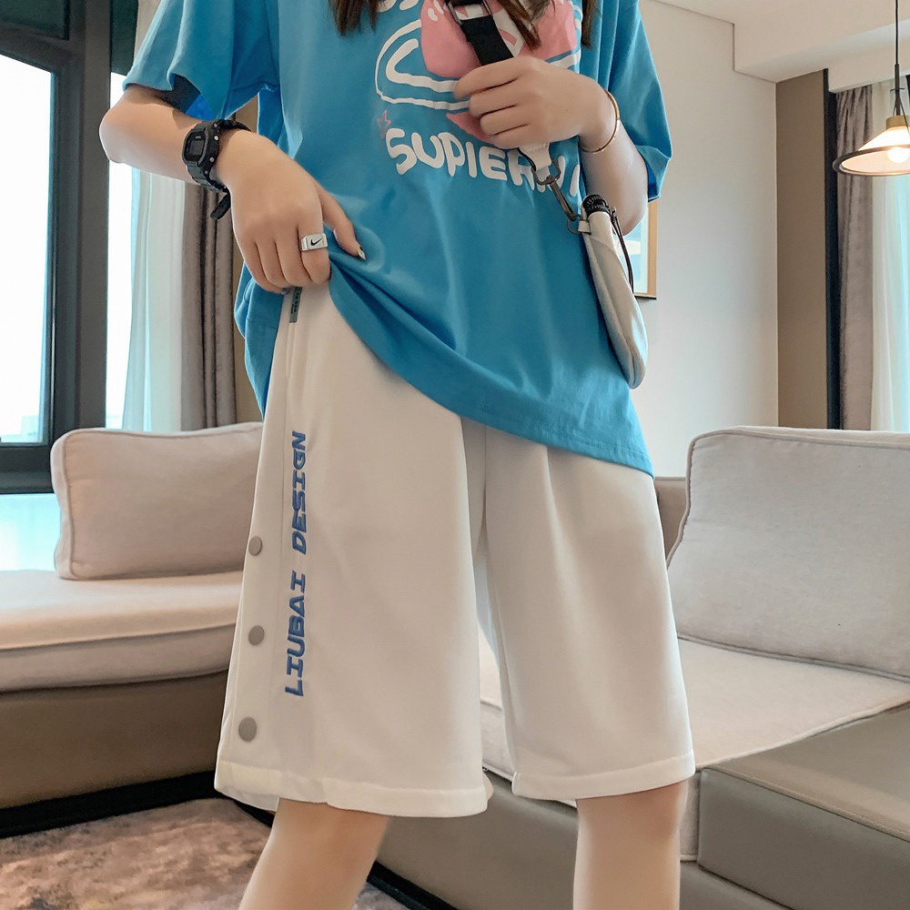 Quần Short Thể Thao Ống Rộng Thời Trang Mùa Hè Dành Cho Nữ