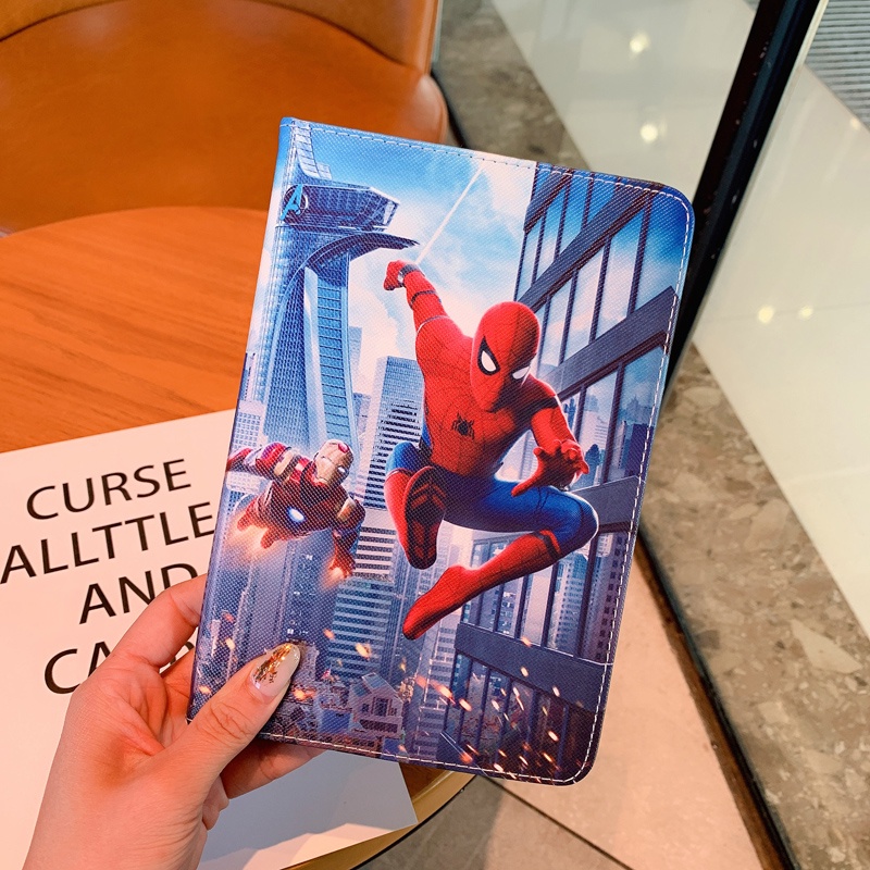 Ốp Máy Tính Bảng Silicon Chống Sốc Hình Spiderman 2021 Inch 2020 Ipad Mini 4 Mini 5 2019 pro9.7 11 air4/3/2 2018 2018