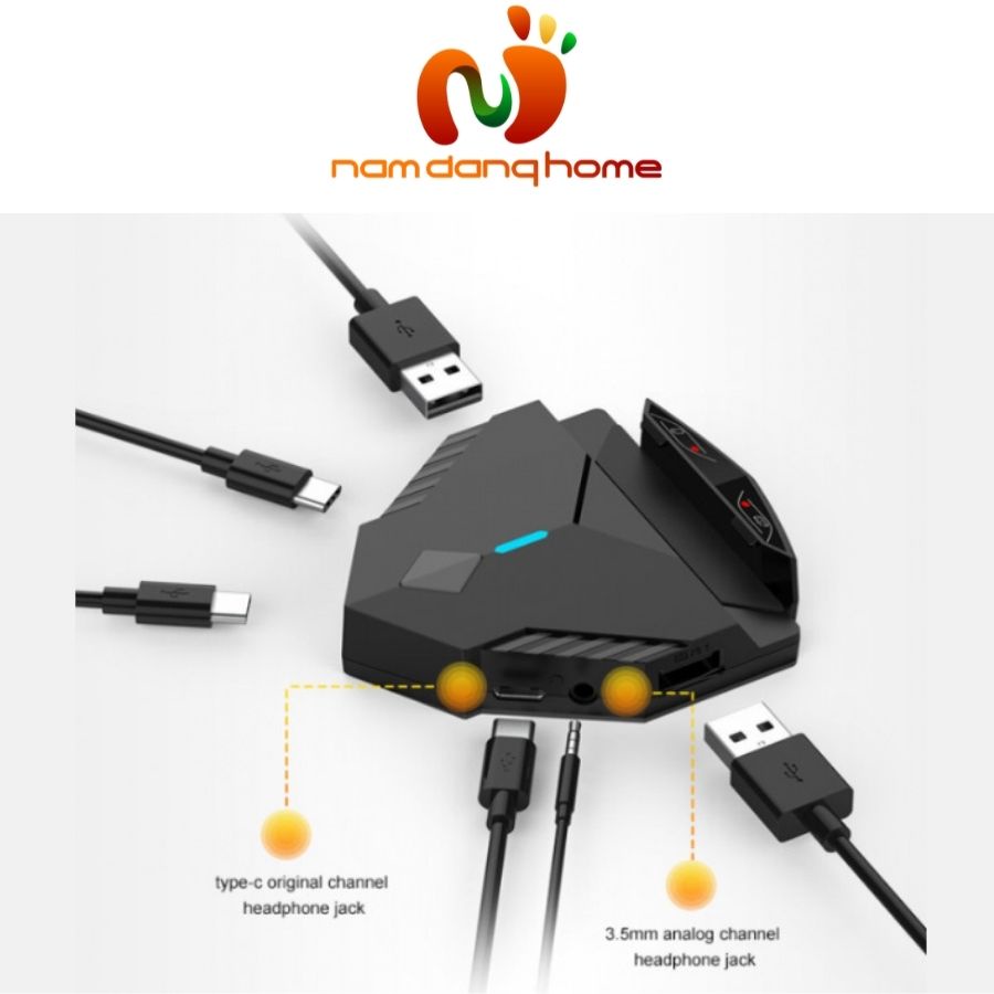 Bộ chuyển đổi Game LingZha 2 pro/ Lingzha 2 - Chơi game PUBG mobile, Call of Duty, Free Fire, Crossf