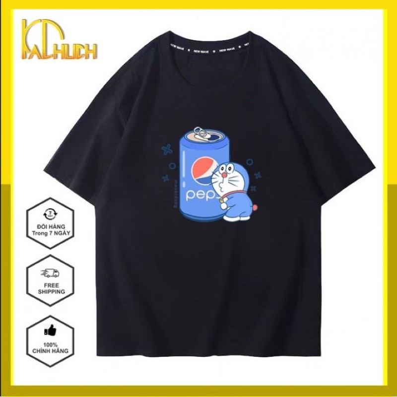 ÁO THUN NAM NỮ UNISEX TAY LỠ FORM RỘNG IN DOREMON PEP