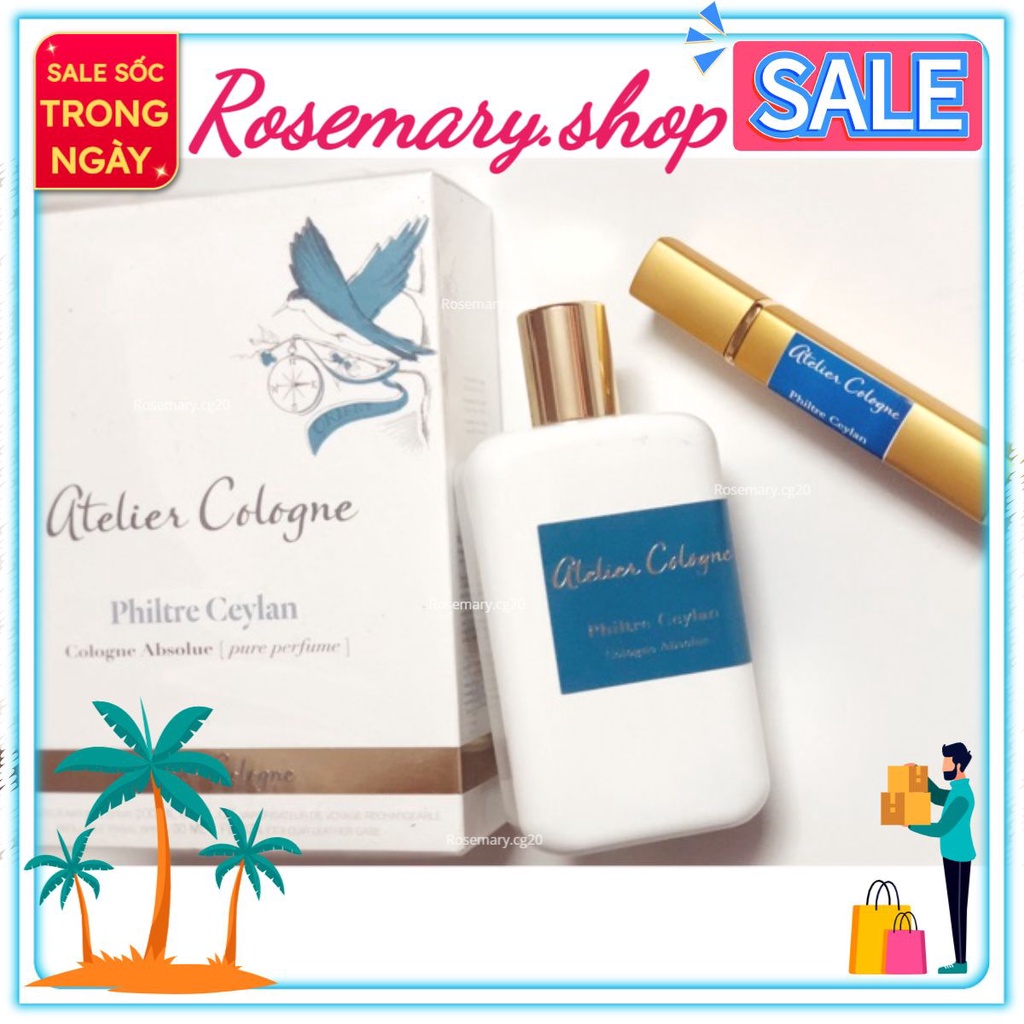 Mẫu thử nước hoa atelier philtre ceylan 10ml dạng xịt