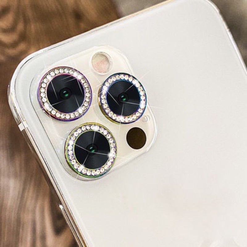 Dán bảo vệ cam đính đá từng lens dời ip14/ ip14 pro/ ip14 plus/ ip14pro max