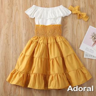 Set đồ 3 món thời trang mùa hè dành cho bé gái 1-7 tuổi