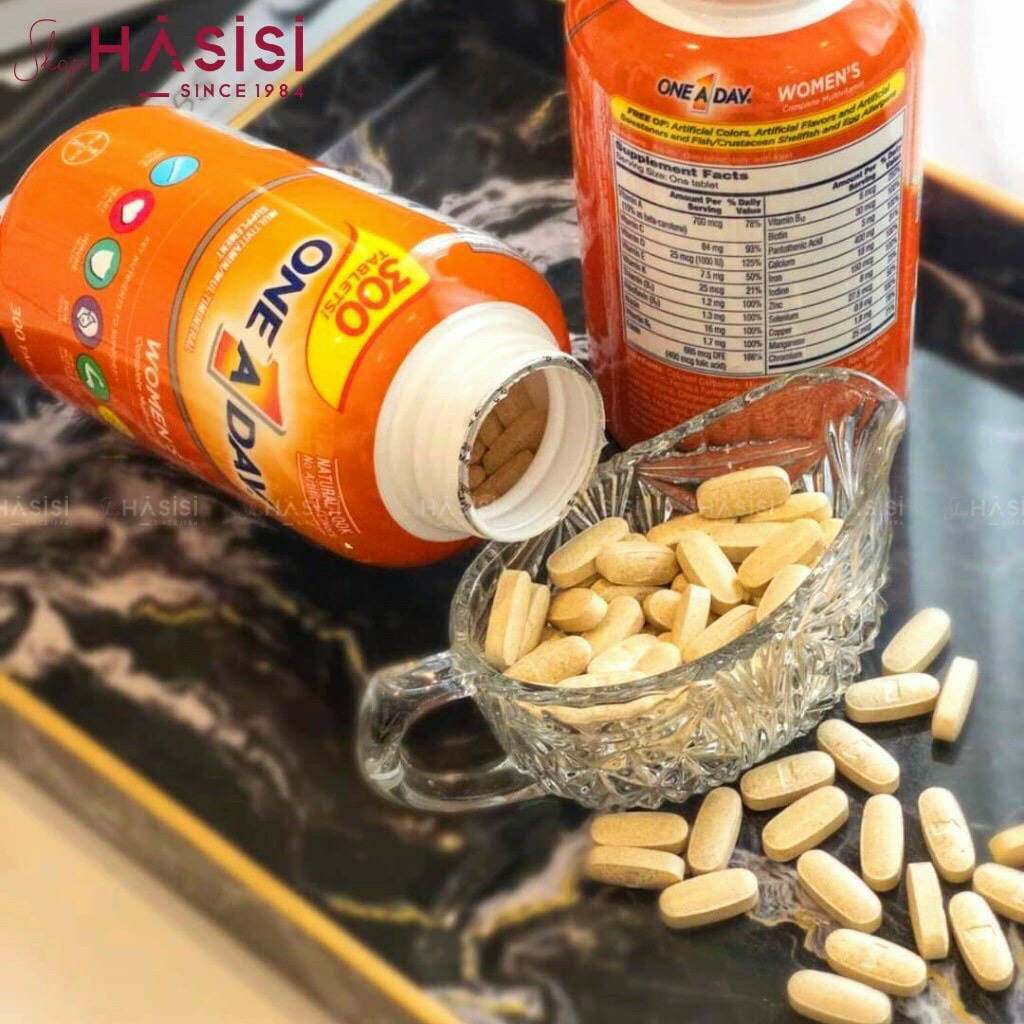 Viên Uống Bổ Sung Vitamin 300 Viên BAYER - One A Day Complete Multivitamin Women's