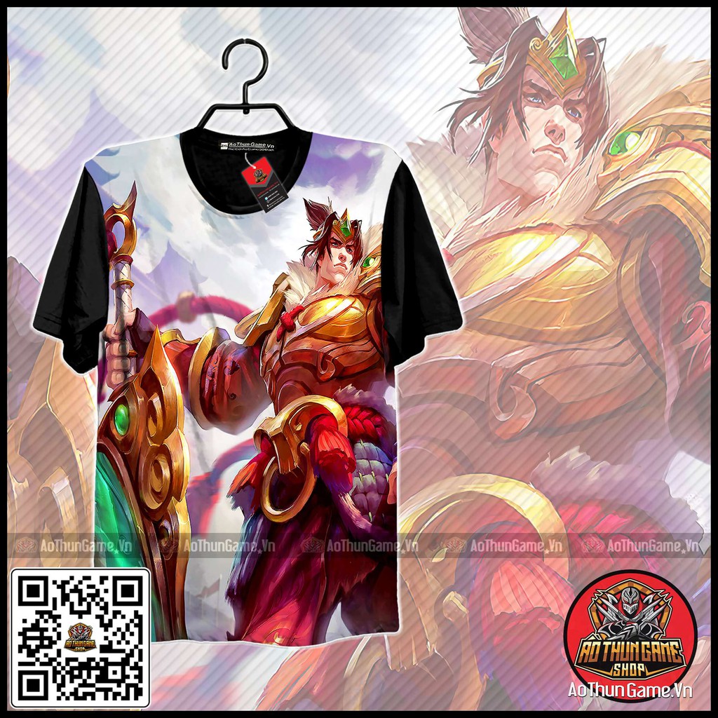 ☘️ Áo liên minh huyền thoại Garen long tướng đẹp (3D Đen) Áo đấu Game Tốc Chiến LMHT LoL ☘️ (Shop AoThunGameVn)