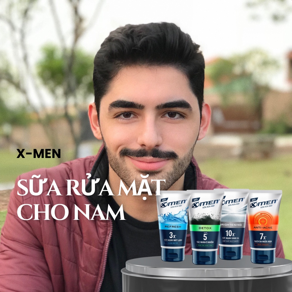 Sữa rửa mặt Xmen Deep Clean - Sạch sâu