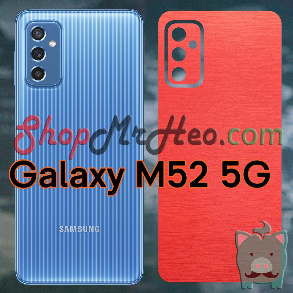 Dán Skin Màu Mặt Sau Lưng Nhôm Xước Samsung Galaxy M62 - Galaxy M52 5G - Galaxy M32