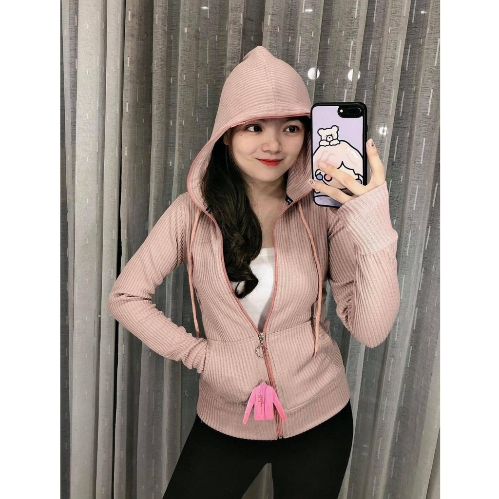 Áo khoác nữ Thun Gân giá rẻ, chống nắng, nhiều màu dưới 55kg SUPER BULL - AK001 | BigBuy360 - bigbuy360.vn
