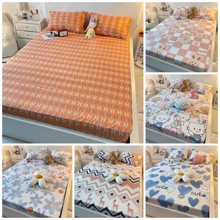 Bộ ga gối 3 món cotton poly hàn quốc