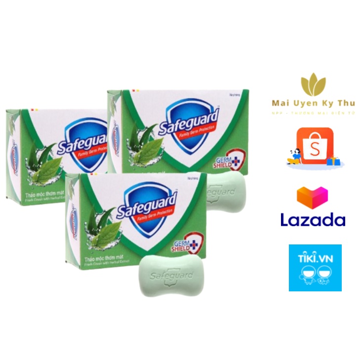 Combo 3 bánh xà phòng Safeguard 130g