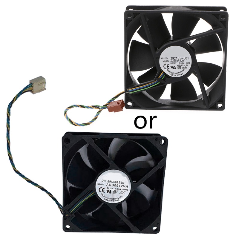 Quạt tản nhiệt máy tính 90*90*25mm 9025 DC 12V 0.6A 4-Pin PWM cho Delta AUB0912VH