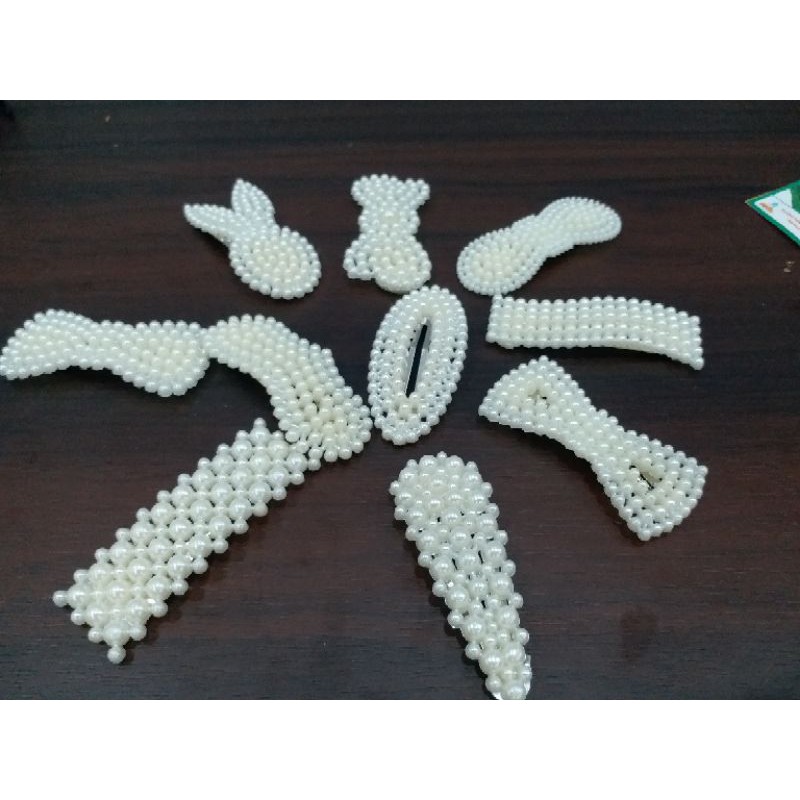 Set 10 kẹp tóc đính hạt cho bạn gái