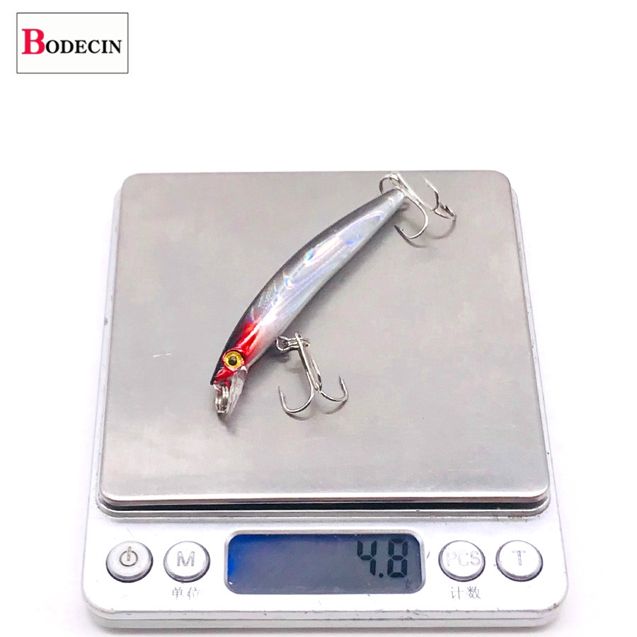 Mồi câu giả cá mắt 3D sống động kích thước 8cm
