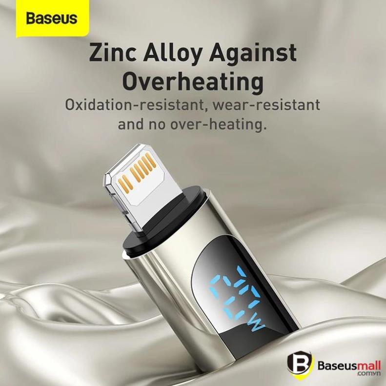 Cáp Sạc Nhanh Tích Hợp Màn Hình Led Baseus Display Fast Charging Data Cable Type-c To Ip 20w
