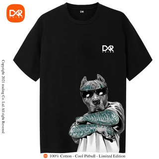 Áo Thun Nam Nữ, Unisex Tay Ngắn Form rộng, Hàng Authentic chuẩn Úc, Phiên bản giới hạn CHIRO Cool Pitbull