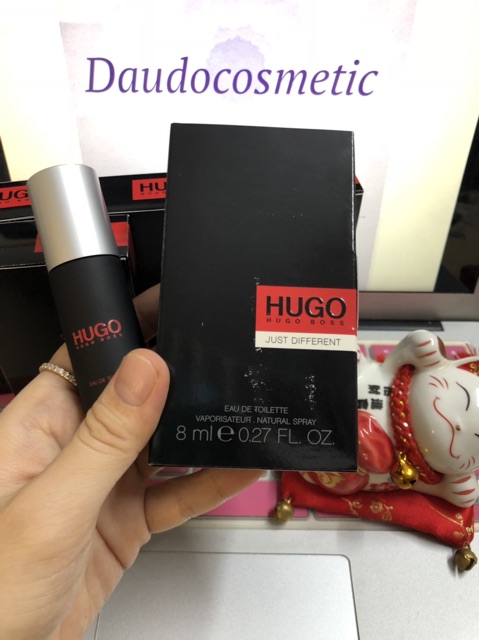 [ mini nam ] Nước hoa Hugo Boss Hugo Just Different EDT 8ml dạng xịt