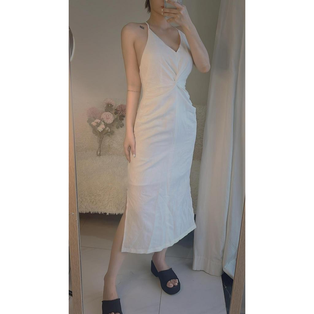 Đầm 2 dây đan chéo