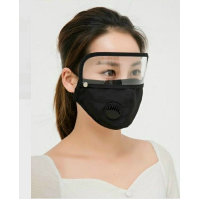 KHẨU TRANG VẢI CÓ KÍNH CHỐNG DỊCH BỆNH DÀNH CHO NHÂN VIÊN Y TẾ TÁI SỬ DỤNG NHIỀU LẦN