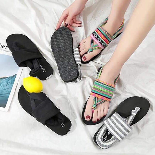 Sandal thổ cẩm (KÈM HÌNH THẬT)