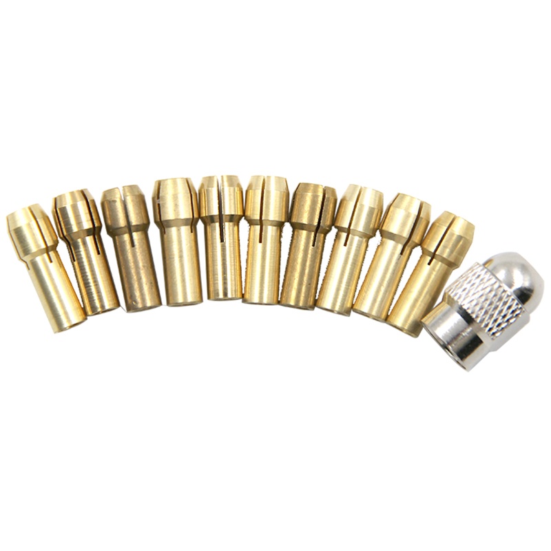 Đầu Kẹp Mũi Khoan Bằng Đồng Thau Màu Bạc Chuyên Dụng