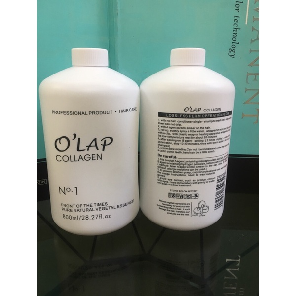 Kem uốn tóc olap dạng lỏng sệt 800ml sóng căng