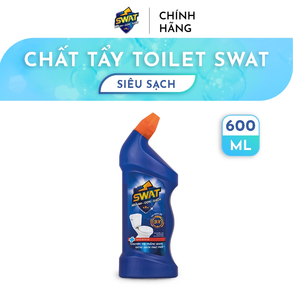 Chất Tẩy Toilet SWAT Siêu Sạch 600 ML