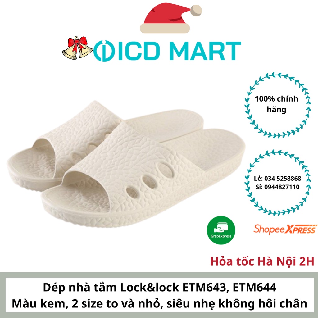 Dép Đi Trong Nhà Chống Trượt Lock&Lock ETM643 ETM644