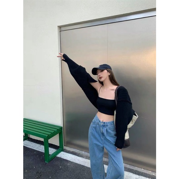 Áo Ống Croptop dây Tăm Chất Gân , Thoáng Mát, 2 Màu Siêu Hot | BigBuy360 - bigbuy360.vn