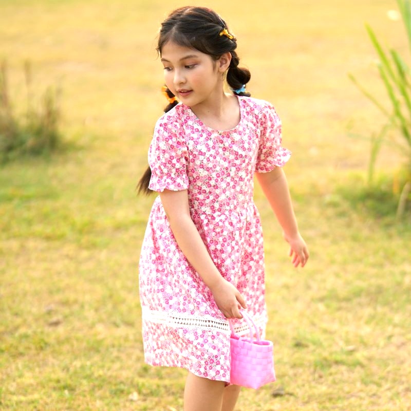Váy cho bé gái cao cấp EconiceV29. Size đại đầm trẻ em 5, 6, 7, 8, 10 tuổi mặc mùa hè