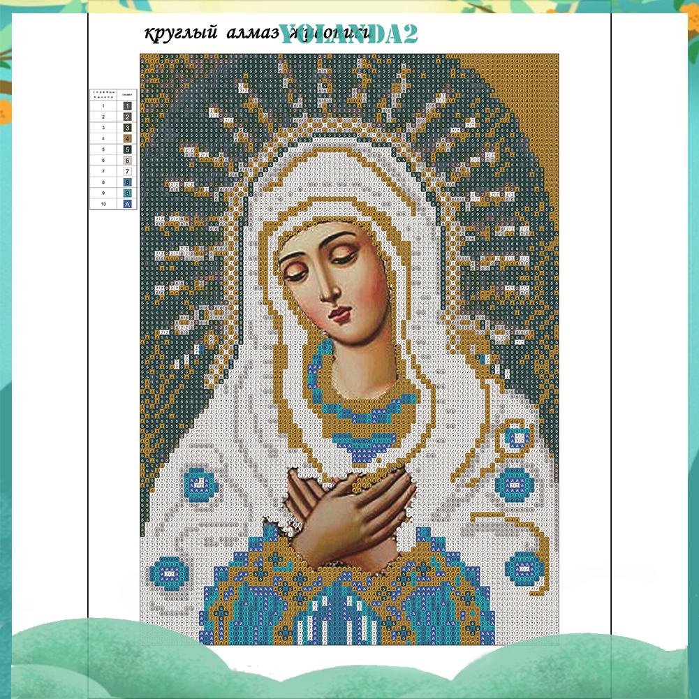 Bộ tranh đính đá 5D tự làm hình tôn giáo