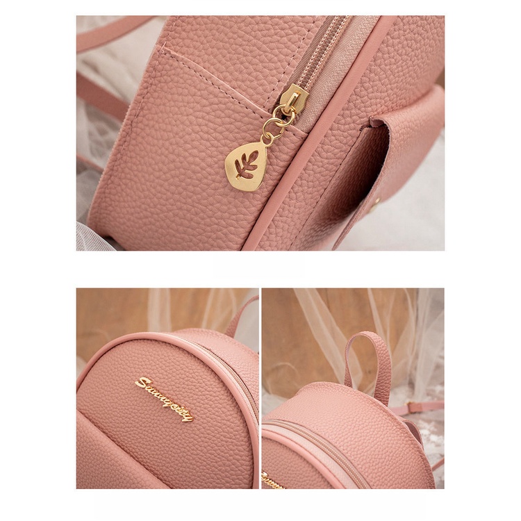 Balo mini R75T , túi xách cầm tay, túi đeo vai, đeo chéo cho các bạn nữ đi học đi chơi thiết kế bằng vải da