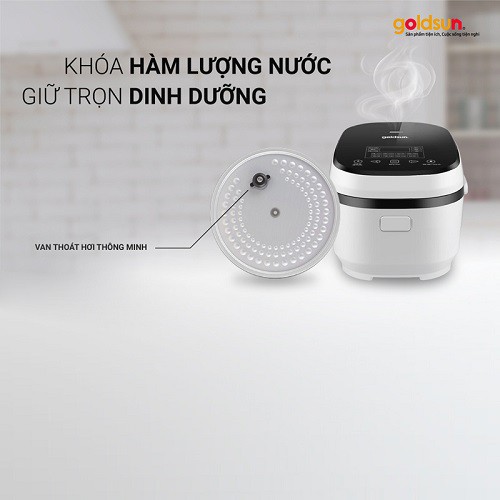 ️Nồi cơm🎉FREESHP️🎉 Nồi cơm điện cao tần GOLDSUN GRC5370 1.8L