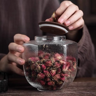 (HÀNG L1) Hũ đựng trà, đồ khô, bình ngâm mật ong - Hũ thủy tinh cao cấp, thủy tinh chịu nhiệt Borosilicate không chì