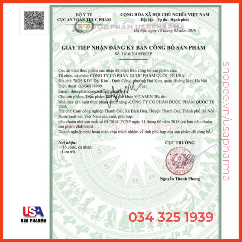 Vitamin 3B Giúp bổ sung và dự phòng thiếu hụt vitamin B1, B6, B12 cho cơ thể - Hộp màu tím 100 viên