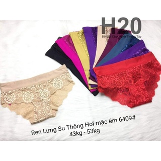 Quần chip su ren thông hơi 6409#
