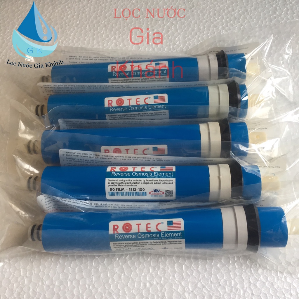 combo 5 chiếc lõi lọc nước số 4 11 vòng rotec, màng lọc nước 11 vòng rotec.