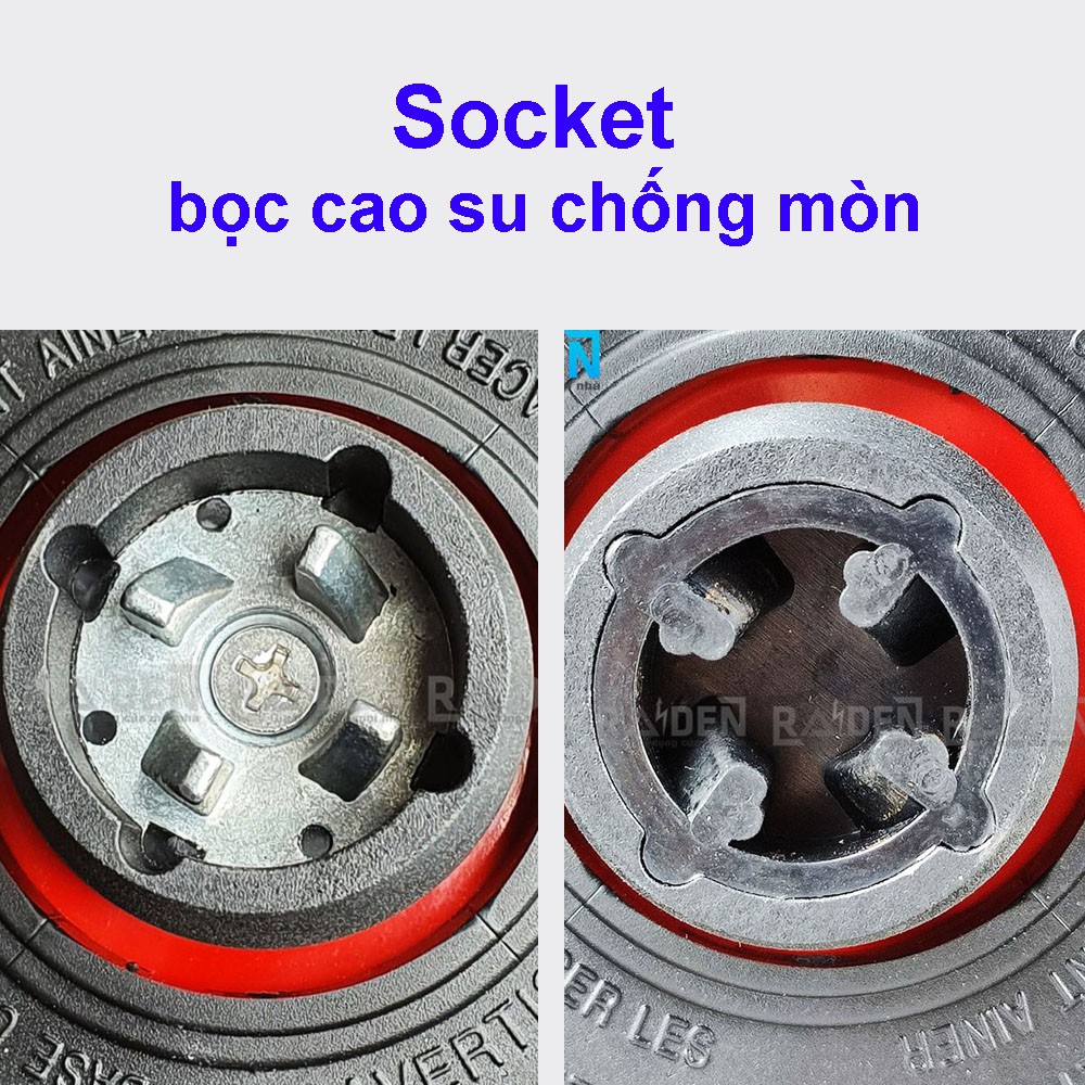 Máy xay sinh tố công nghiệp 1750W Osako OS-1860 dùng cho quán sinh tố, cửa hàng, socket bọc cao su chống mài mòn