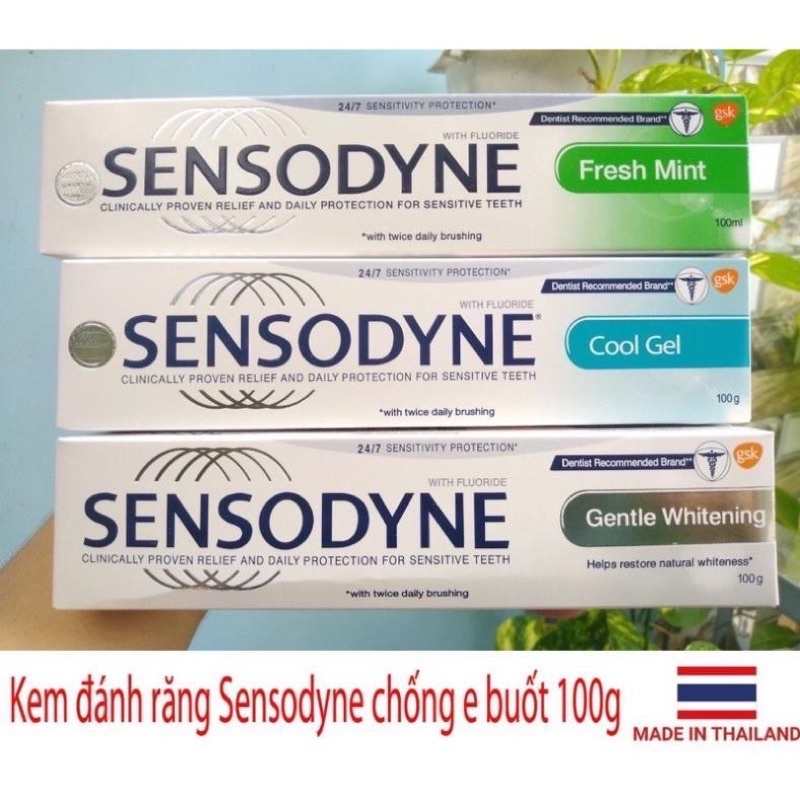 Kem đánh răng Sensodyne chống ê buốt làm trắng răng 100g