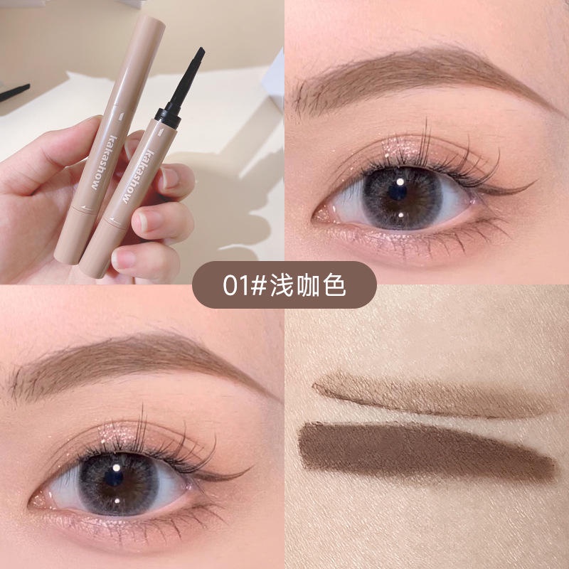 Bút Kẻ Lông Mày 4 Màu Sắc Tùy Chọn Chống Thấm Nước Lâu Trôi Trang Điểm Tự Nhiên