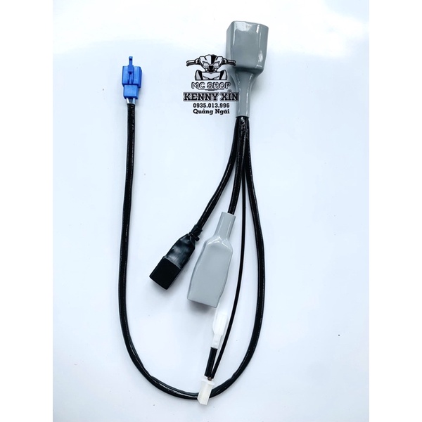 Bộ dây jack chuyển sạc ex150 gắn cho ex135. gắn như zin
