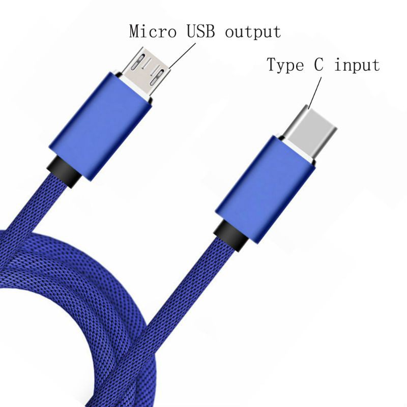 Type C USB-C to Micro USB Male Sync Charge OTG Charger Data Cable Cord Adapter