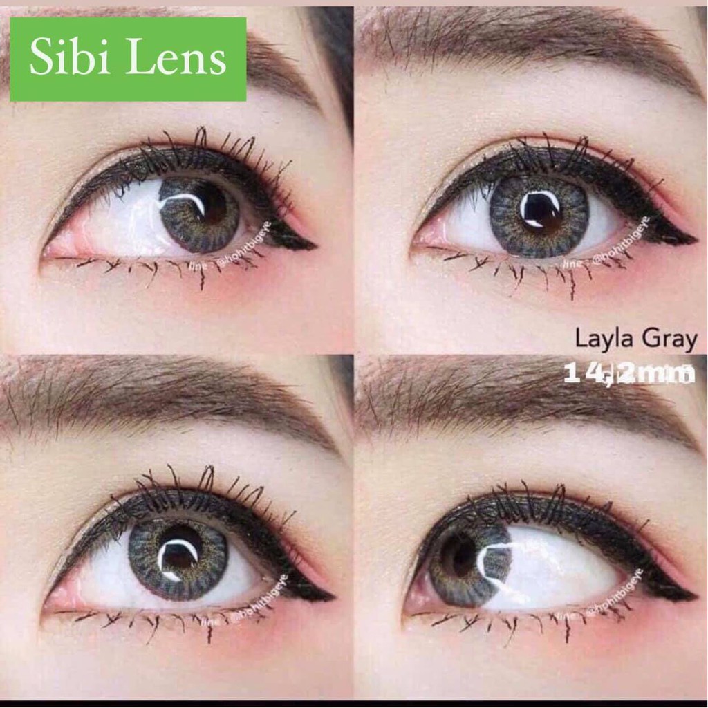 Lens Kelly &amp; Mini high Gray - Lens Chuẩn Thái  - Cam Kết Chính Hãng