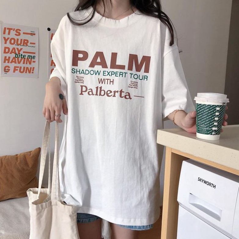 Áo thun tay lỡ Unisex Awesometee, áo phông form rộng ATL M3844-4