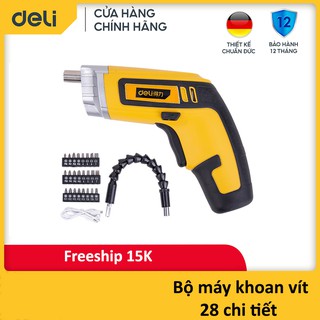 MÁY KHOAN VÍT 28 CHI TIẾT DELI DL6521