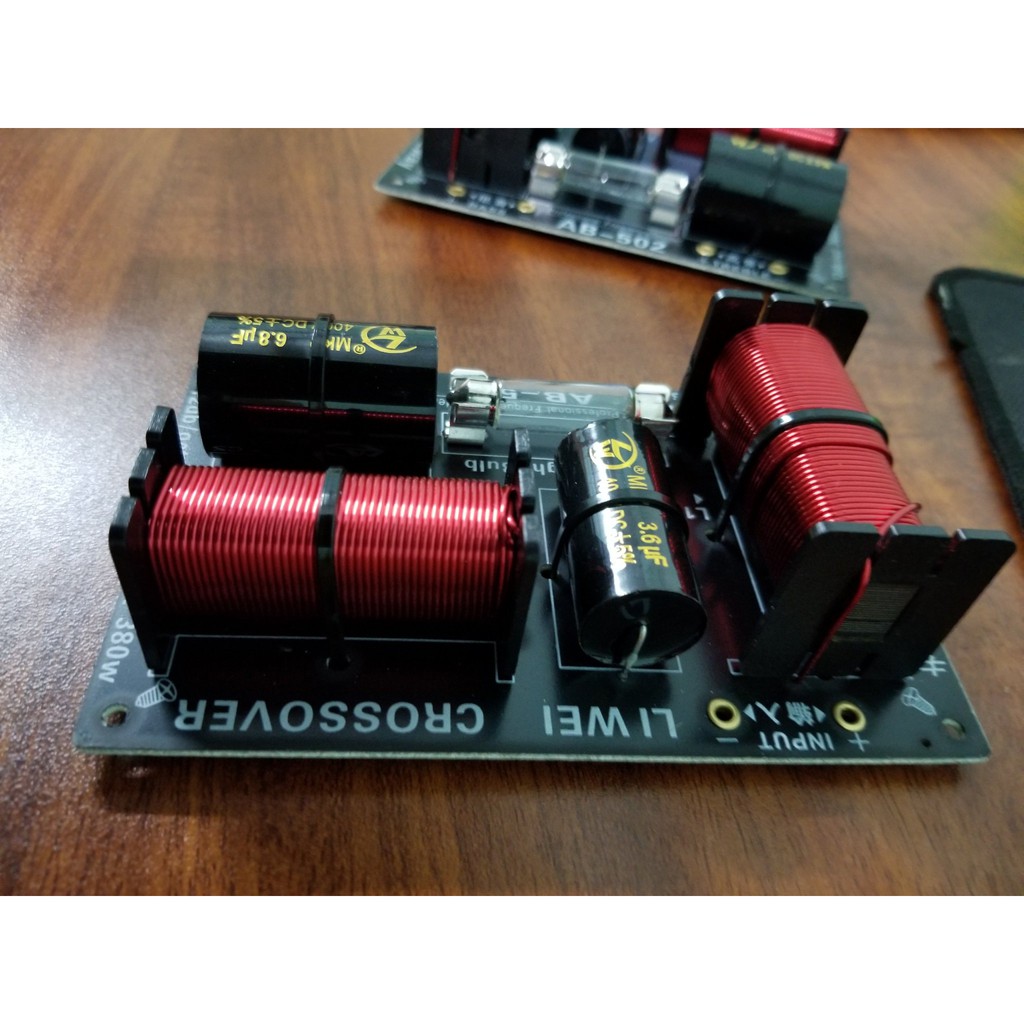 MẠCH PHÂN TẦN Cấu Trúc Loa 2 way 2 ĐƯỜNG TIẾNG 1 Bass 1 Treble AB-502 công suất lớn